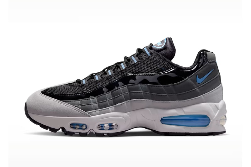 Nike Air Max 95 に “Football Blue” が映える新色 “Black/Grey Fog” が登場