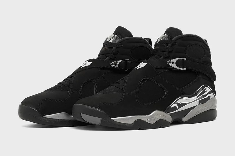 エアジョーダン 8の人気カラー “ブラック/クローム” が11年ぶりに復刻 Air Jordan 8 “Black/Chrome” 2026 First look