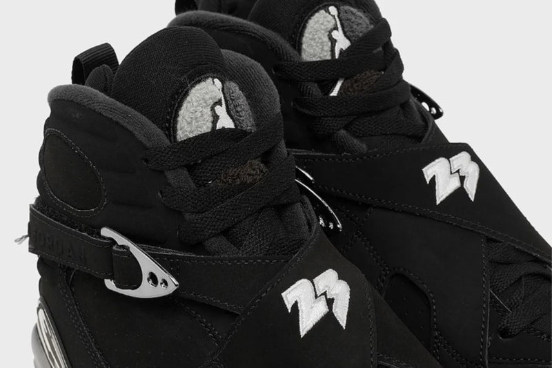 エアジョーダン 8の人気カラー “ブラック/クローム” が11年ぶりに復刻 Air Jordan 8 “Black/Chrome” 2026 First look