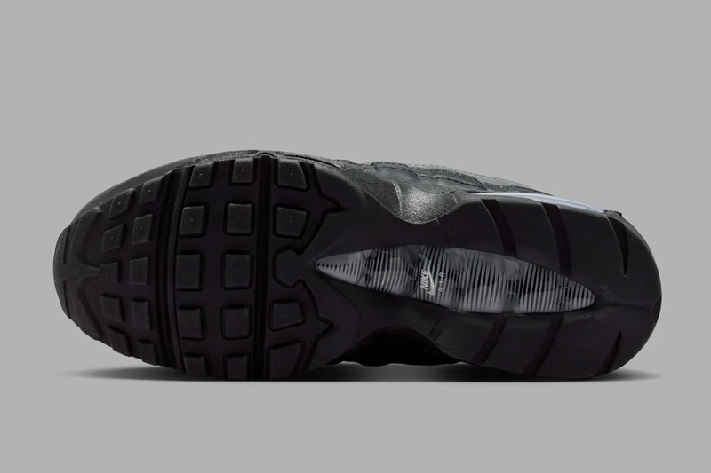 ナイキ エアマックス 95にシューレースロックを備えた新作 “ブラック/ライトスモークグレイ” が到着 Nike Air Max 95 SE Black/Light Smoke Grey Release info