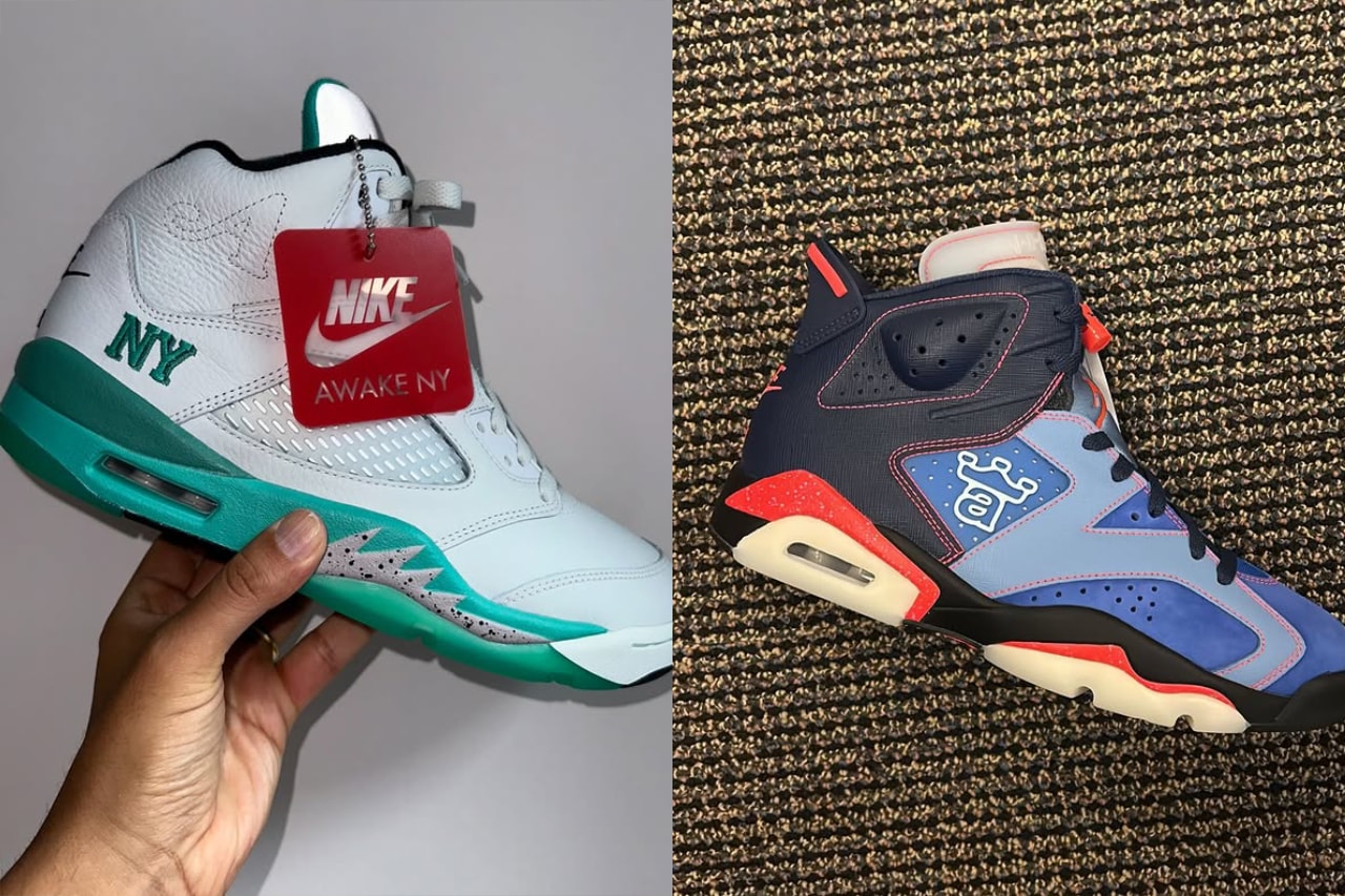 アンジェロ・バクが Awake NY x Air jordan 5 & Air Jordan 6 の未発表サンプルを公開