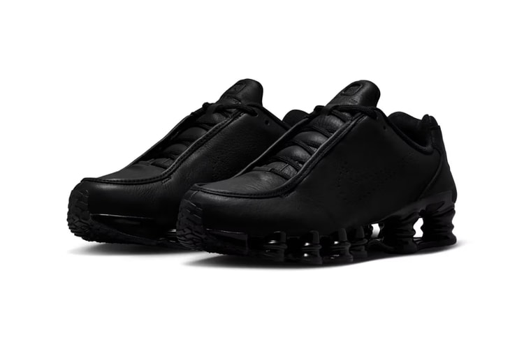 Nike Shox TL にオールブラックレザー仕様の新作が登場