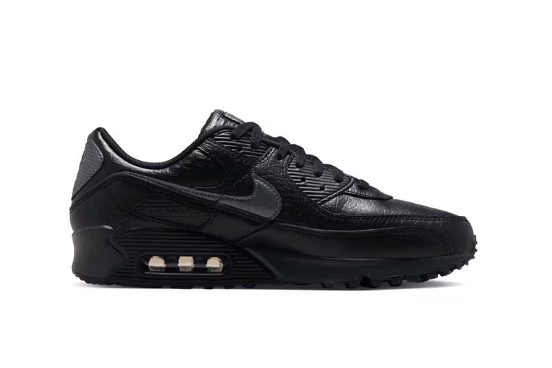 ナイキ エアマックス  90 からプレミアム素材で魅せる新作 “ブラック クロコ レザー” が登場 Nike Air Max 90 “Black Croc Leather”  release info
