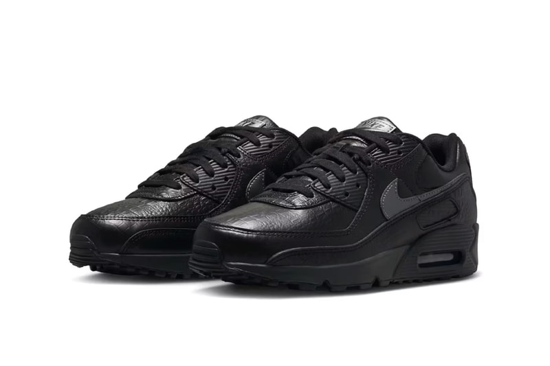 ナイキ エアマックス  90 からプレミアム素材で魅せる新作 “ブラック クロコ レザー” が登場 Nike Air Max 90 “Black Croc Leather”  release info