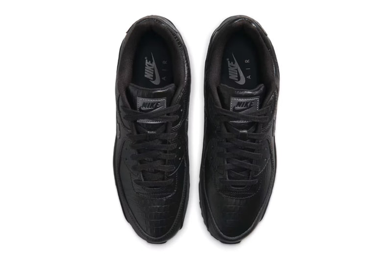 ナイキ エアマックス  90 からプレミアム素材で魅せる新作 “ブラック クロコ レザー” が登場 Nike Air Max 90 “Black Croc Leather”  release info