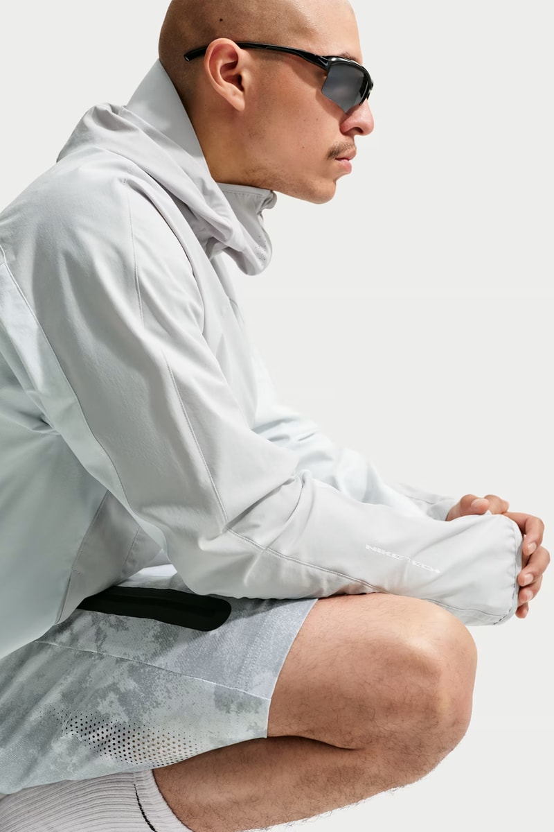 ナイキ テック ヘリオスにフェイスシールド一体型シェルジャケットが登場 Nike Tech Helios Men’s Dri-FIT Long-Sleeve Shell Release info