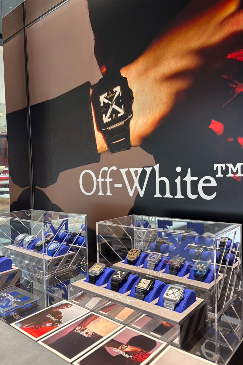 オフホワイト初のウォッチコレクション TIME をローンチ off white time nubian restir instaresion release info