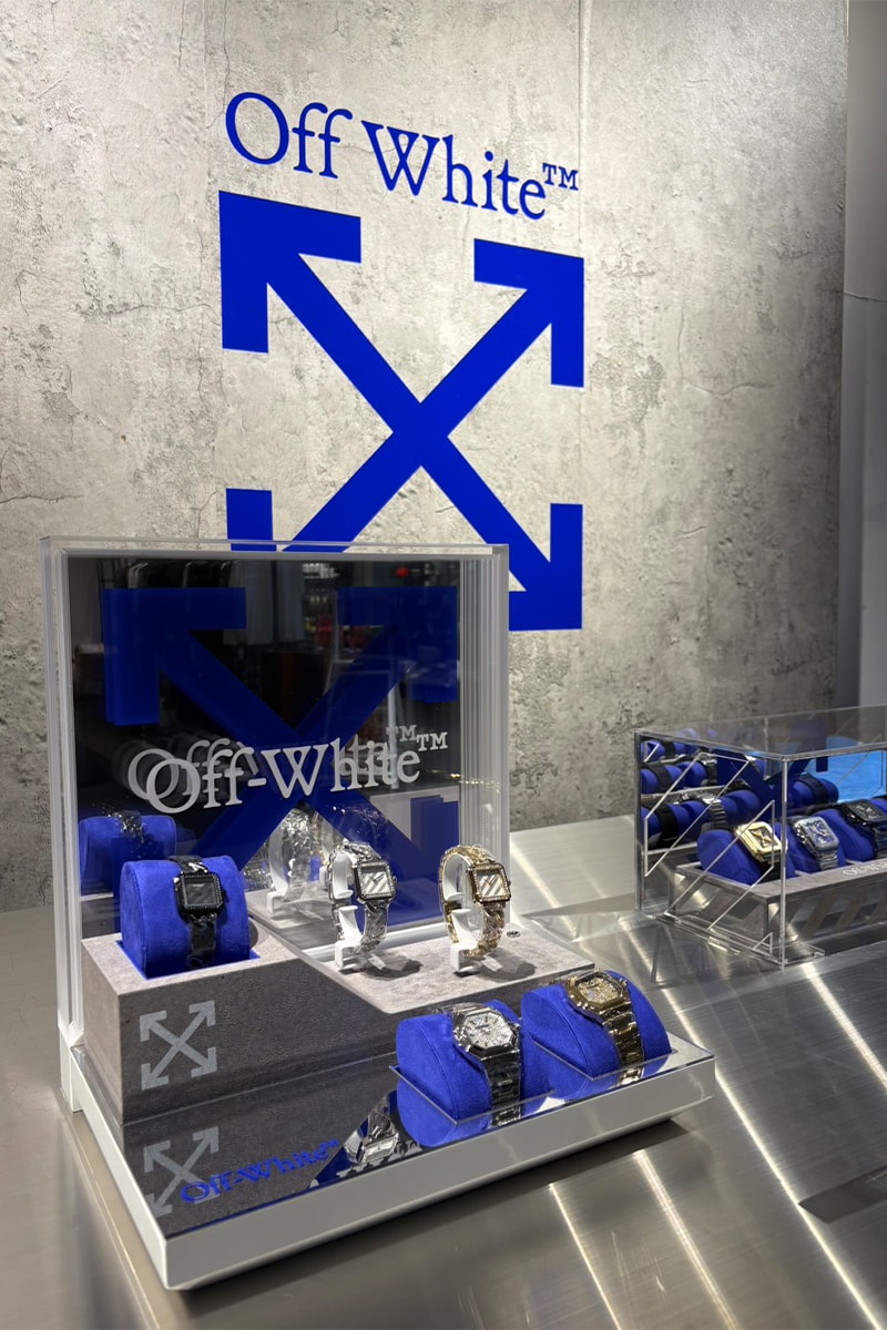 オフホワイト初のウォッチコレクション TIME をローンチ off white time nubian restir instaresion release info