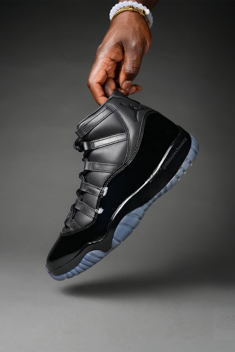 コム デ ギャルソン・オム プリュス x エアジョーダン 11 のディテールをチェック COMME des GARÇONS HOMME PLUS x Air Jordan 11 detail look