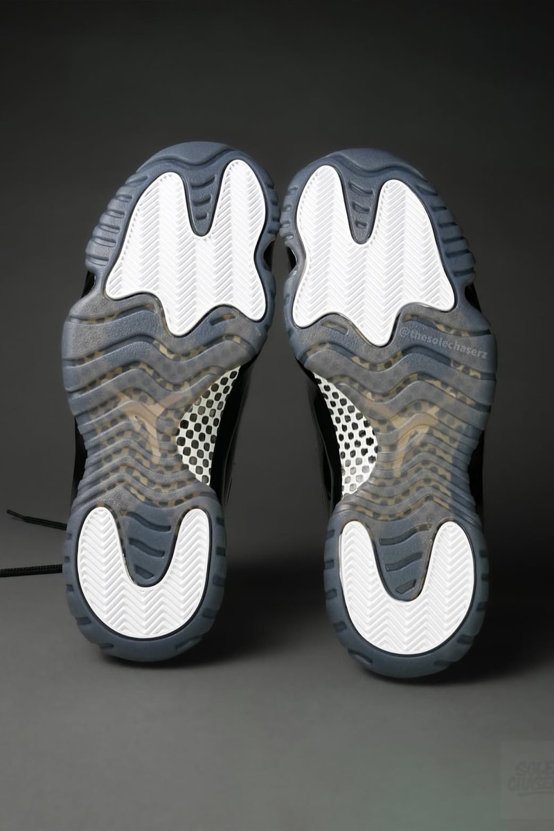 コム デ ギャルソン・オム プリュス x エアジョーダン 11 のディテールをチェック COMME des GARÇONS HOMME PLUS x Air Jordan 11 detail look