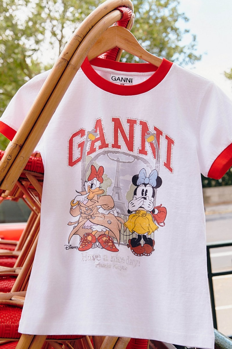 ガニーとディズニーが第3弾となる限定コラボコレクションを発表 ganni disney collection daisy duck minnie mouse info