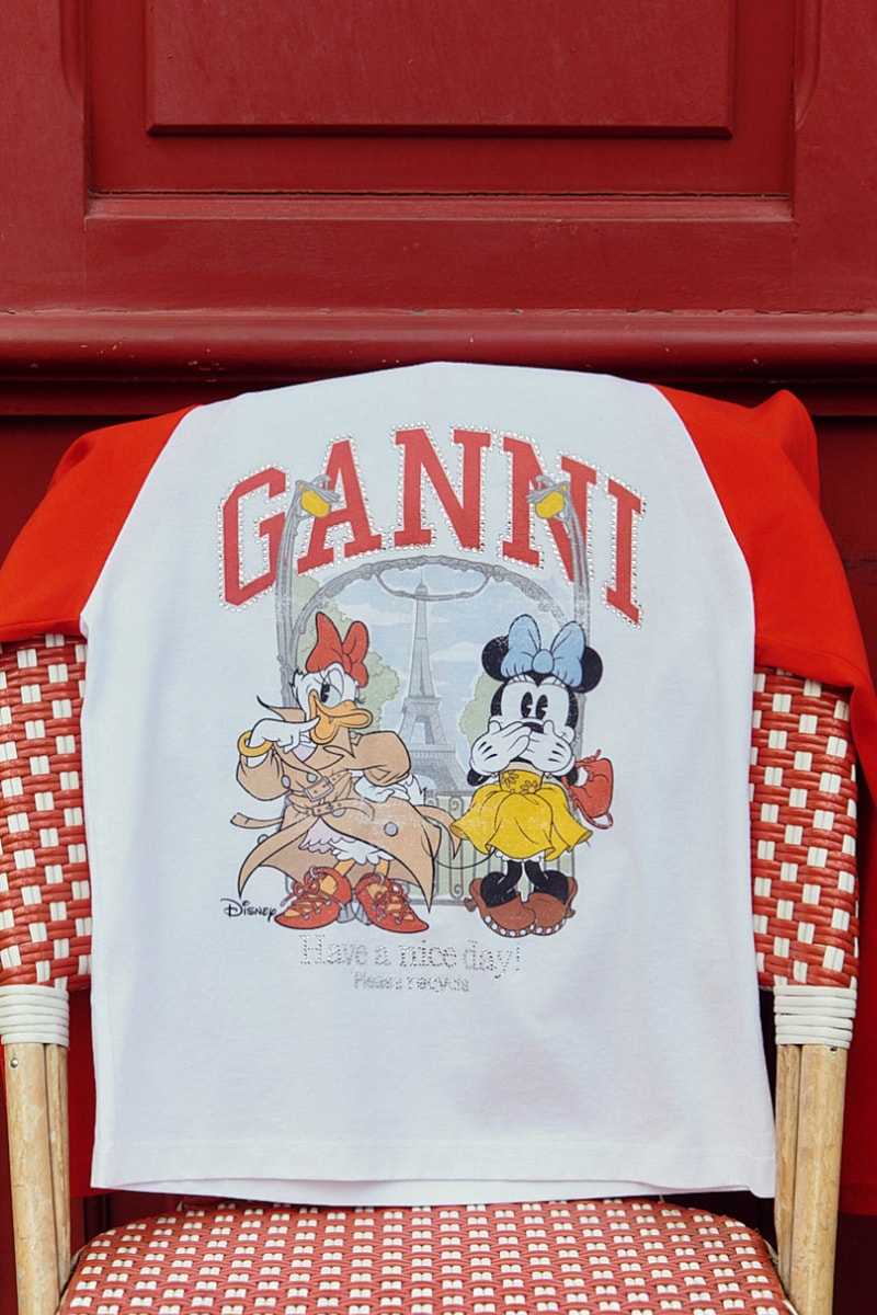 ガニーとディズニーが第3弾となる限定コラボコレクションを発表 ganni disney collection daisy duck minnie mouse info