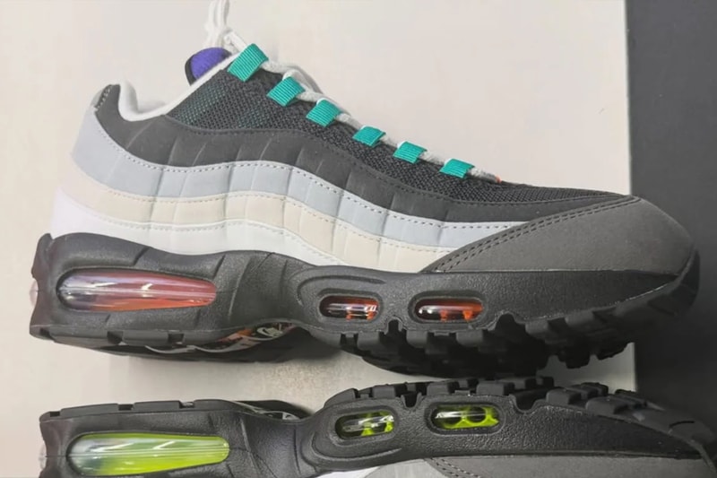 ナイキ エアマックス 95 “グリーディー” がビッグ バブル仕様で復刻へ Nike Air Max 95 Big Bubble “Greedy” first look