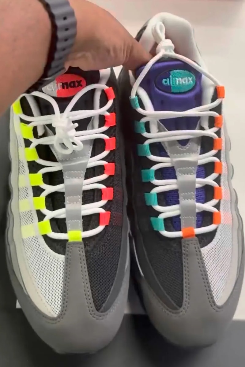 ナイキ エアマックス 95 “グリーディー” がビッグ バブル仕様で復刻へ Nike Air Max 95 Big Bubble “Greedy” first look