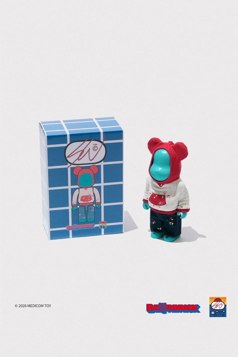 SWJP x ベアブリック第2弾 ── ヴィンテージのディテールを纏った400 % モデルが登場 SWJP BE@RBRICK Sean Wotherspoon COSTUME Ver. 400% release info