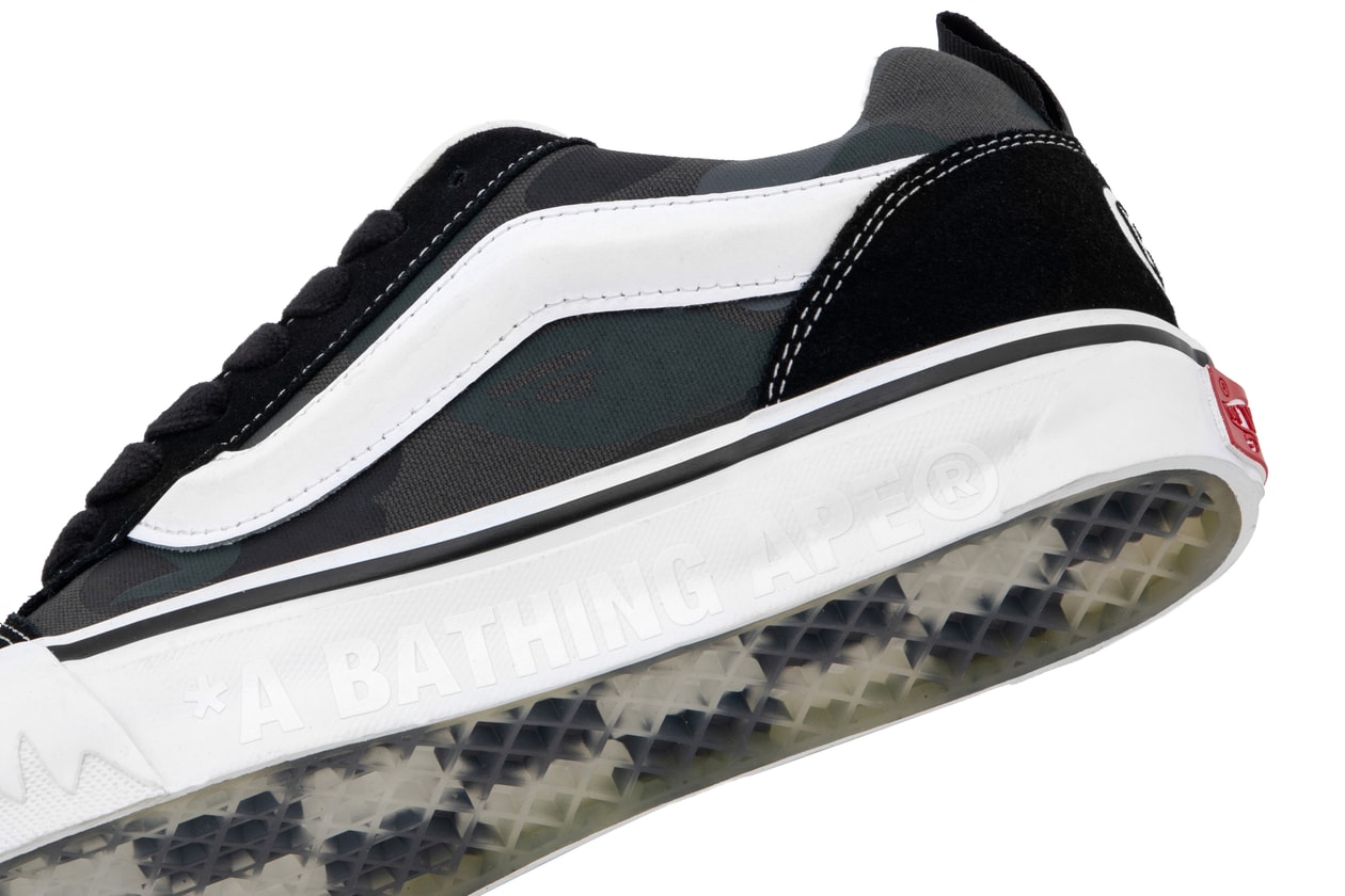 ベイプとヴァンズがKnu Skoolをベースにした最新コラボシューズを発売 bape vans knu skool collabo shoes release info