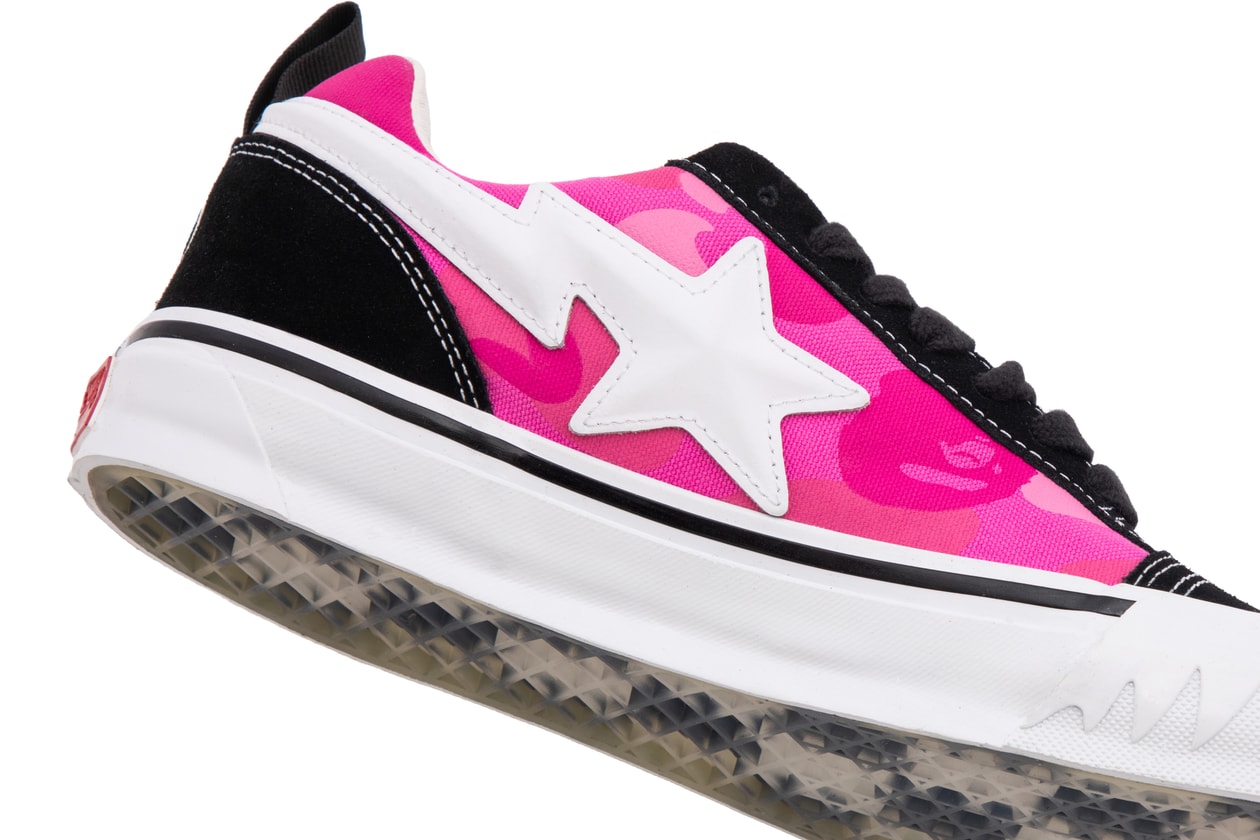 ベイプとヴァンズがKnu Skoolをベースにした最新コラボシューズを発売 bape vans knu skool collabo shoes release info
