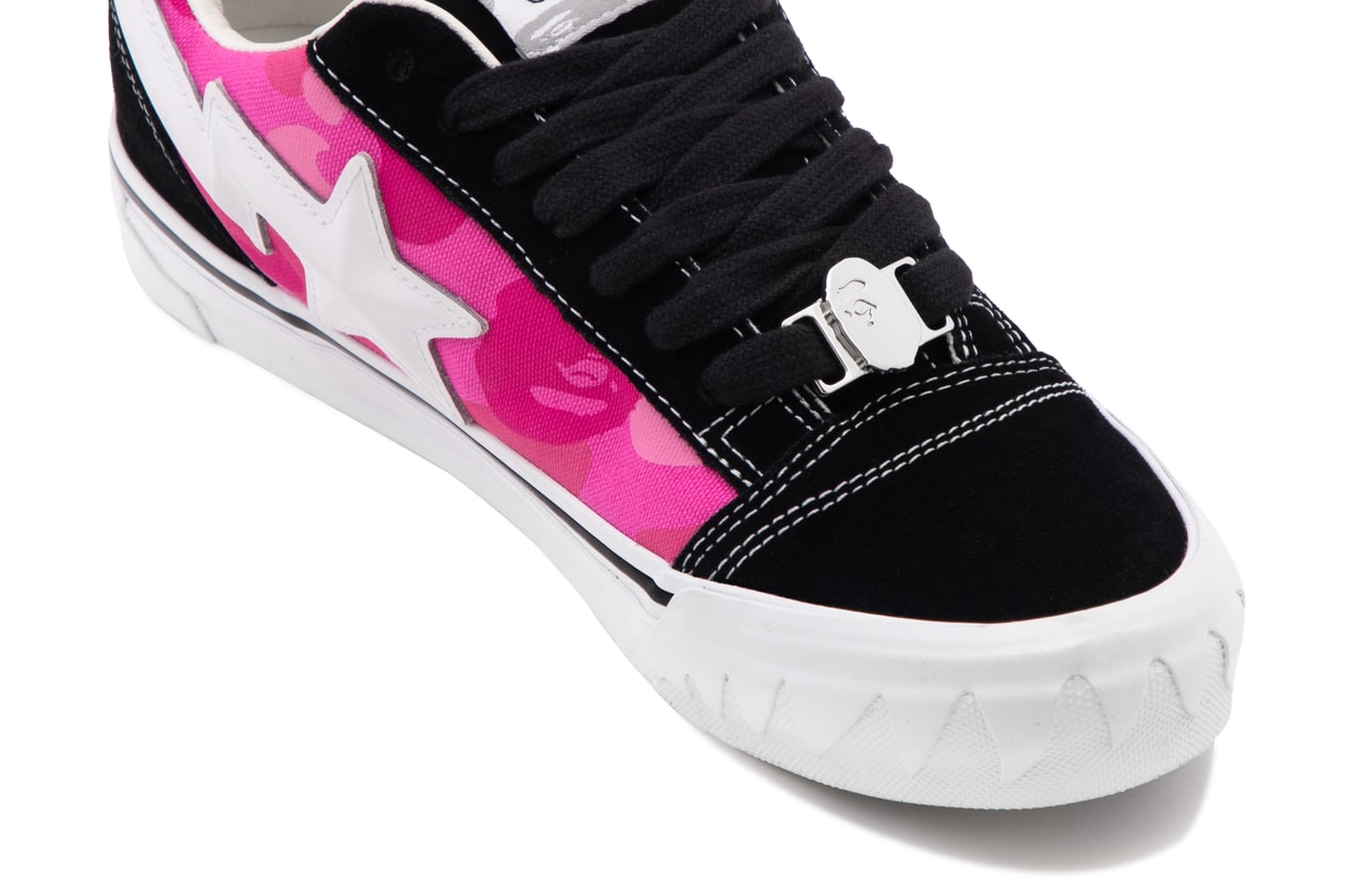 ベイプとヴァンズがKnu Skoolをベースにした最新コラボシューズを発売 bape vans knu skool collabo shoes release info