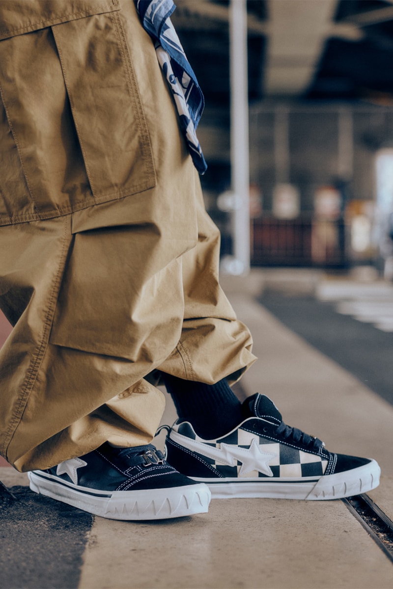ベイプとヴァンズがKnu Skoolをベースにした最新コラボシューズを発売 bape vans knu skool collabo shoes release info