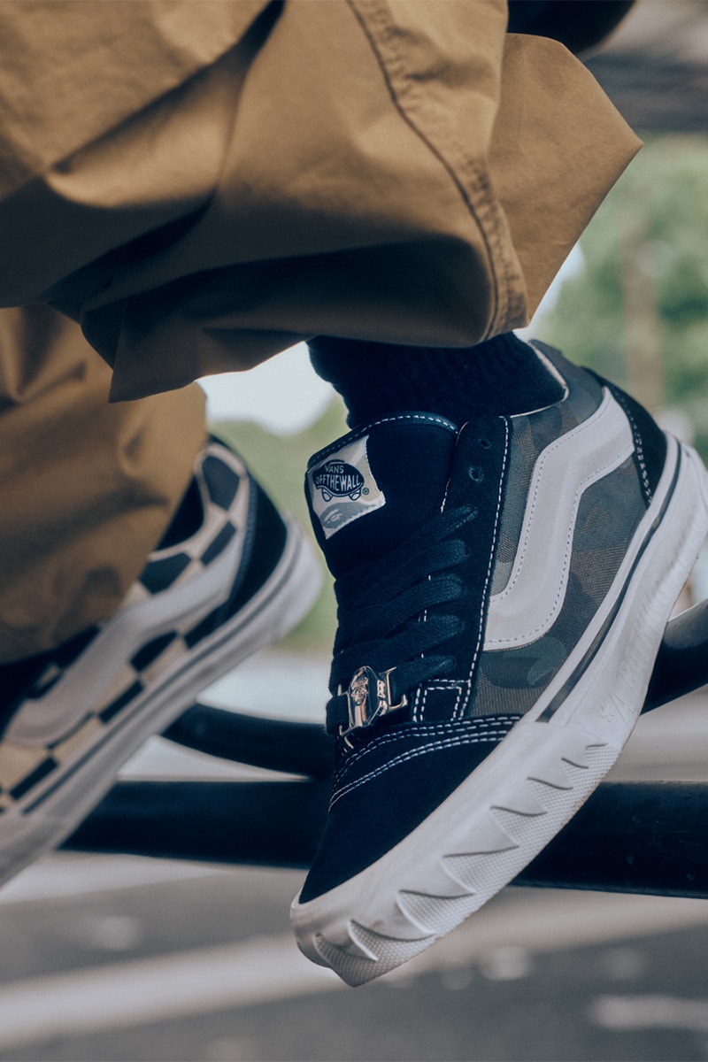 ベイプとヴァンズがKnu Skoolをベースにした最新コラボシューズを発売 bape vans knu skool collabo shoes release info