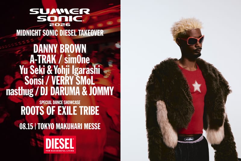 DIESEL が SUMMER SONIC 2026 の深夜ステージをジャック