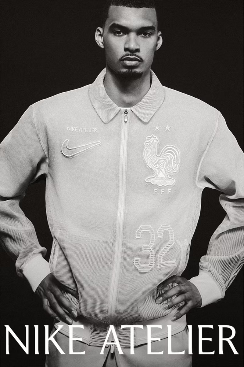 ナイキ アトリエがトータル 90 カプセルコレクションを発表 Victor Wembanyama Debuts the Nike Atelier Total 90 & Bespoke Team France Jacket