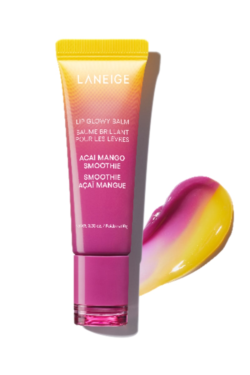 ラネージュのリップケアシリーズよりアサイーマンゴースムージーが登場 laneige acai mango smoothie lipsleeping mask lip glowy balm relese info