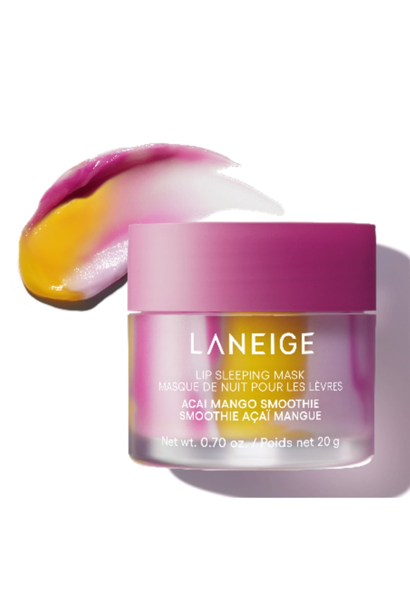 ラネージュのリップケアシリーズよりアサイーマンゴースムージーが登場 laneige acai mango smoothie lipsleeping mask lip glowy balm relese info