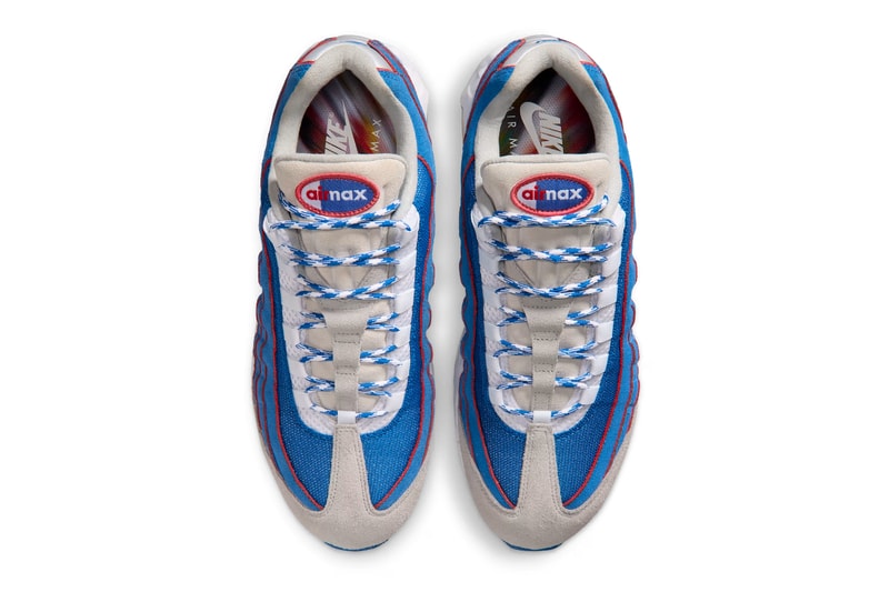 ローソンカラーを纏ったナイキ エアマックス 95 ビッグバブルが正式に発売へ Nike Air Max 95 Big Bubble “Lawson” Blue Sapphire and Action Red release info