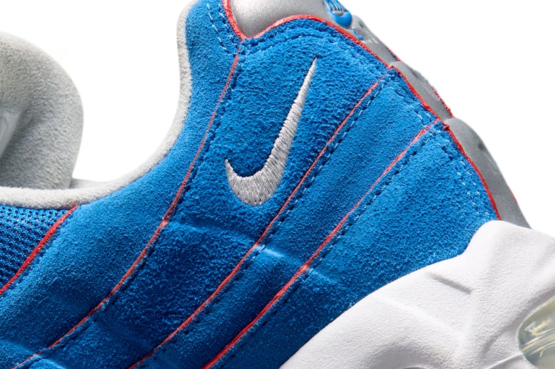 ローソンカラーを纏ったナイキ エアマックス 95 ビッグバブルが正式に発売へ Nike Air Max 95 Big Bubble “Lawson” Blue Sapphire and Action Red release info