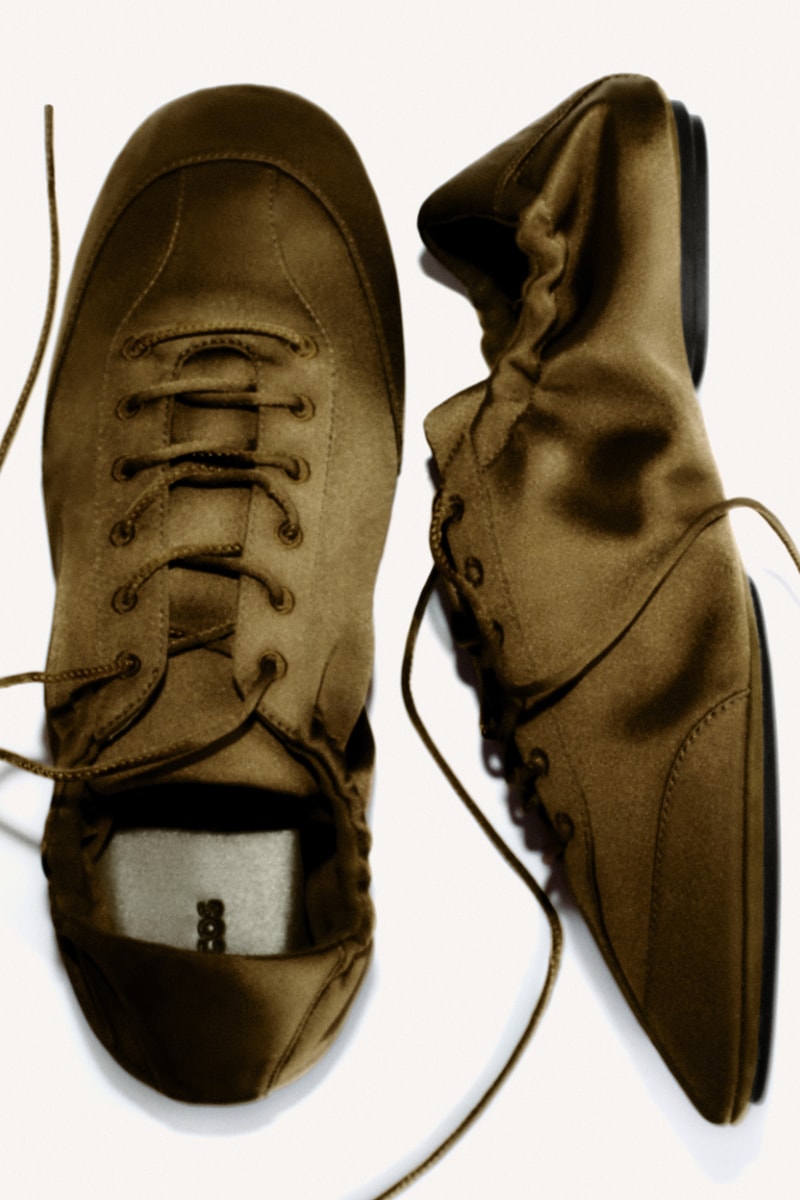 コスがバレエシューズに着想を得た新作コレクションを発表 cos satin sneaker ballet flat relese info