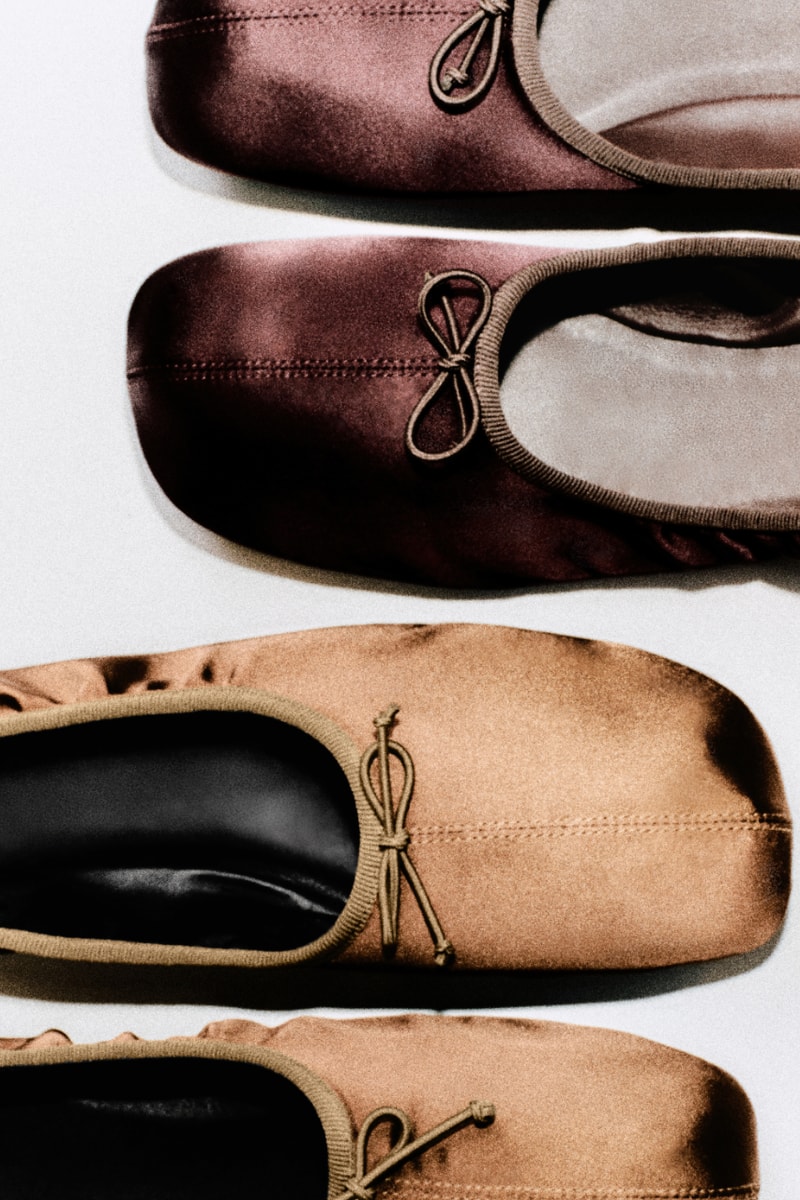 コスがバレエシューズに着想を得た新作コレクションを発表 cos satin sneaker ballet flat relese info