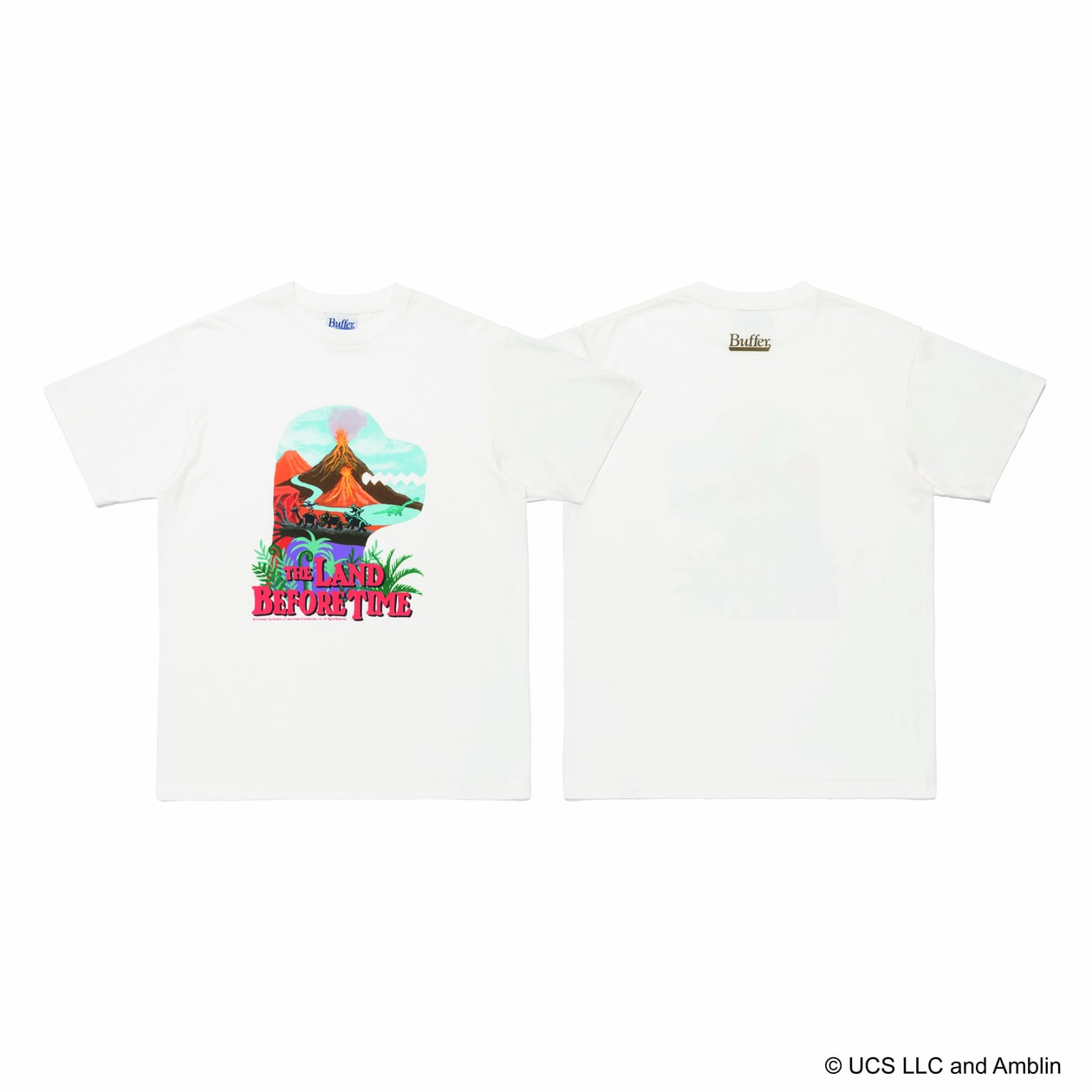 バッファーが『The Land Before Time』とコラボ buffer the land before time t shirts collection release info