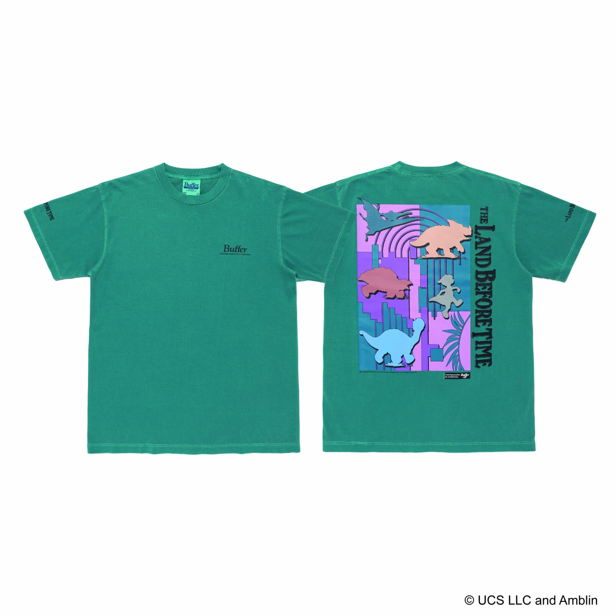 バッファーが『The Land Before Time』とコラボ buffer the land before time t shirts collection release info