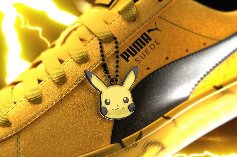 スエードが『ポケモン』30周年記念モデル スエード “ピカチュウ” を発表 Pokémon PUMA Suede “Pikachu” Release info