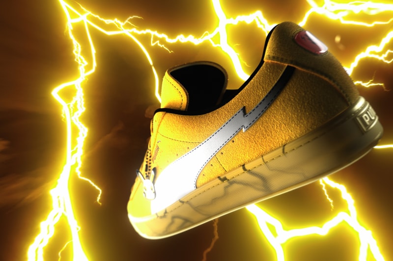 スエードが『ポケモン』30周年記念モデル スエード “ピカチュウ” を発表 Pokémon PUMA Suede “Pikachu” Release info