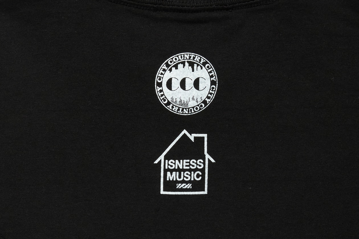 イズネス ミュージック & シティーカントリーシティーが最新コラボレーションTシャツをローンチ ISNESS MUSIC x CITY COUNTRY CITY Tee 2026 summer release info