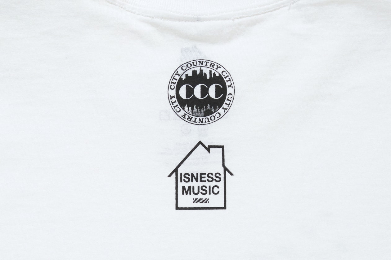 イズネス ミュージック & シティーカントリーシティーが最新コラボレーションTシャツをローンチ ISNESS MUSIC x CITY COUNTRY CITY Tee 2026 summer release info