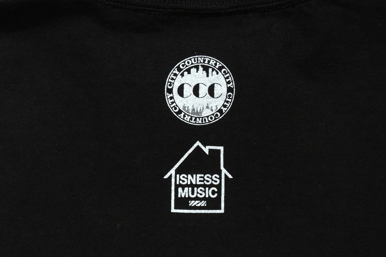 イズネス ミュージック & シティーカントリーシティーが最新コラボレーションTシャツをローンチ ISNESS MUSIC x CITY COUNTRY CITY Tee 2026 summer release info