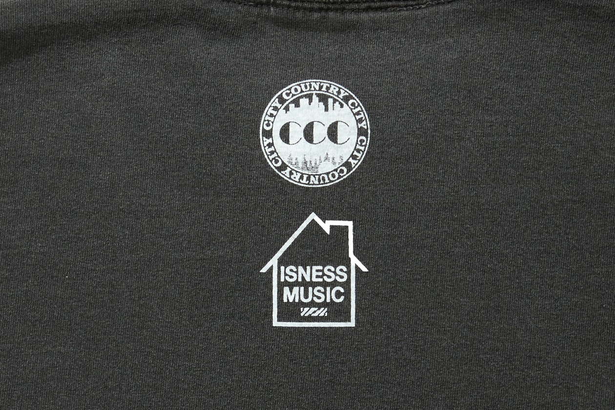 イズネス ミュージック & シティーカントリーシティーが最新コラボレーションTシャツをローンチ ISNESS MUSIC x CITY COUNTRY CITY Tee 2026 summer release info