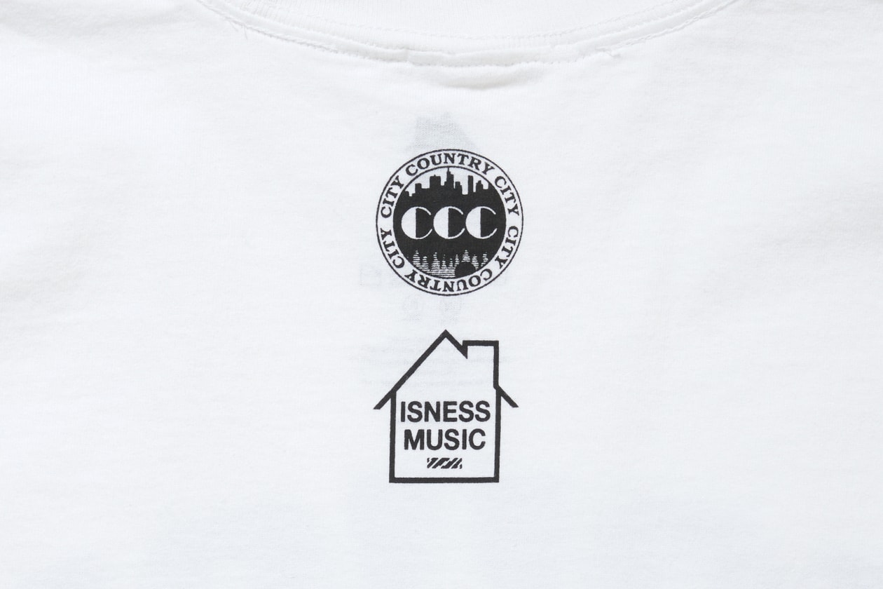 イズネス ミュージック & シティーカントリーシティーが最新コラボレーションTシャツをローンチ ISNESS MUSIC x CITY COUNTRY CITY Tee 2026 summer release info
