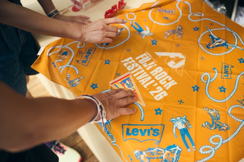 Levi's® が FUJI ROCK FESTIVAL '26 に今年も出展 ── ヒートプリントカスタマイズをさらに拡充　リーバイスがフジロックフェスティバル