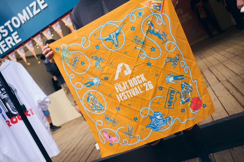 Levi's® が FUJI ROCK FESTIVAL '26 に今年も出展 ── ヒートプリントカスタマイズをさらに拡充　リーバイスがフジロックフェスティバル