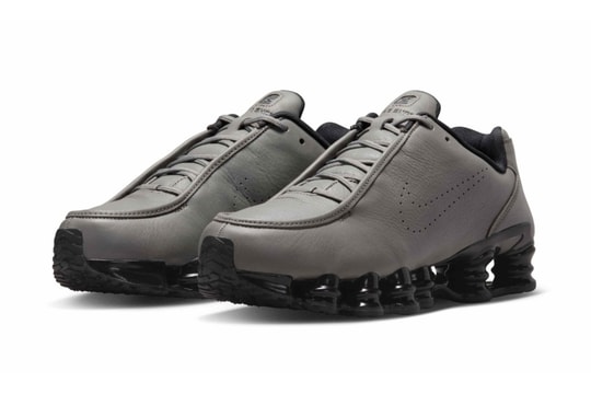 Nike Shox TL にフルグレインレザーを纏った “Flat Pewter/Black” が登場