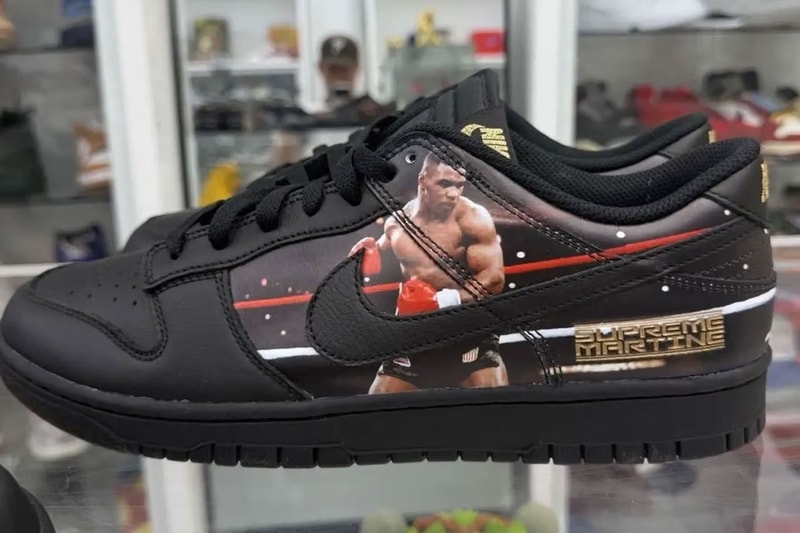 シュプリーム x マーティンローズ x ナイキによるトリプルコラボのビジュアルが浮上 supreme martine rose nike dunk low mike tyson visual