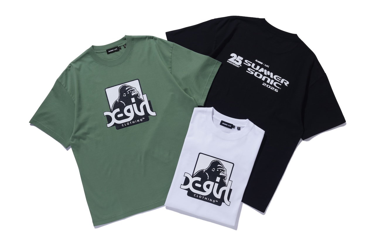 エクストララージとエックスガールがサマーソニック2026とのコラボアイテム第2弾を発表 xlarge x-girl summer sonic 2026 2nd collb item release info