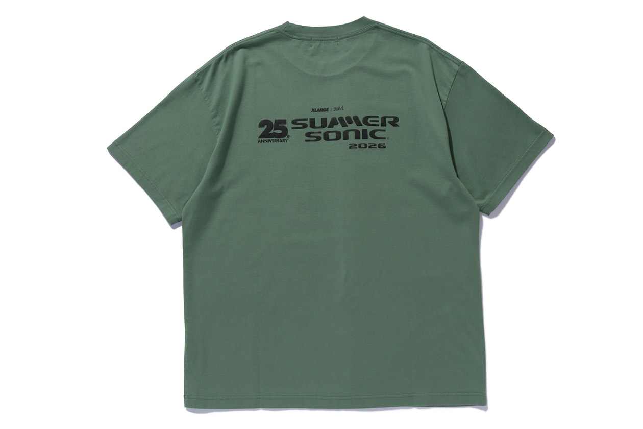 エクストララージとエックスガールがサマーソニック2026とのコラボアイテム第2弾を発表 xlarge x-girl summer sonic 2026 2nd collb item release info