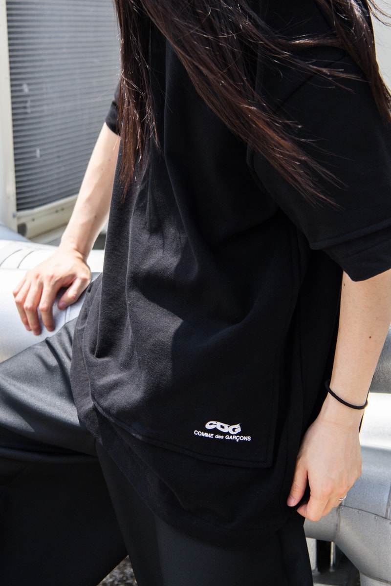 CDG x アルファ インダストリーズ BIAS MA-1に新色 “ネイビー”が初登場 CDG x Alpha Industries BIAS DESIGNED MA-1 JACKET Navy release info