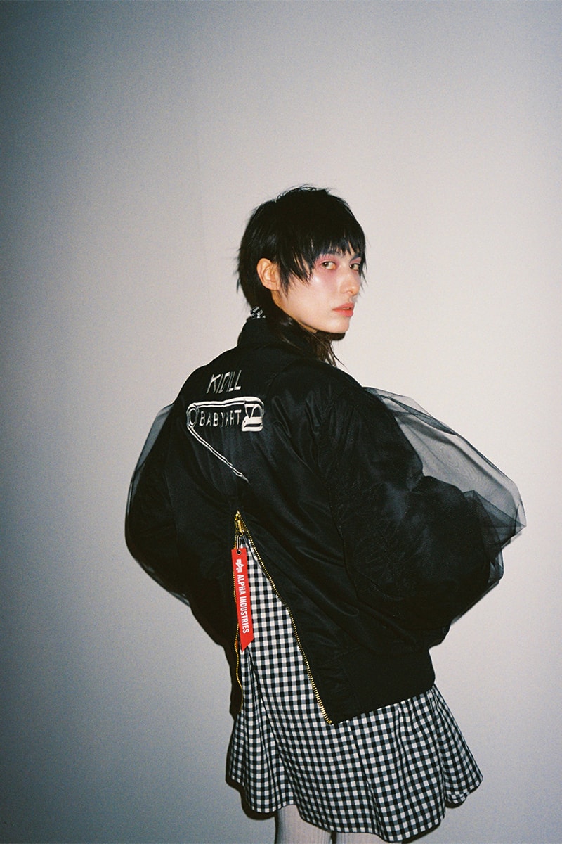 キディルがアルファインダストリーズと初コラボ kidill alpha industries hizume ma 1 release info