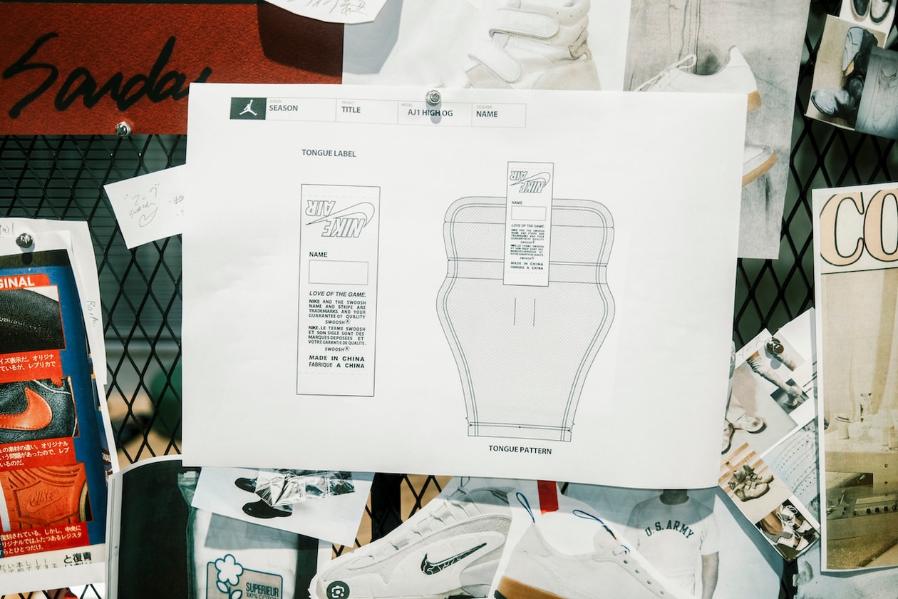 air jordan 1 high og love letter jordan design studio tokyo creator interview